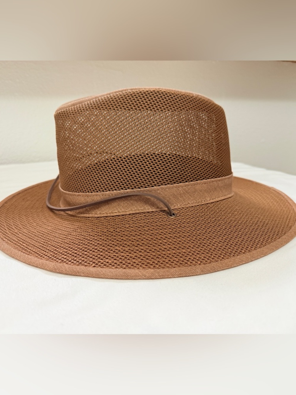 Henschel Outback Safari Hat XL Brown Mesh Western Cowboy USA Made
